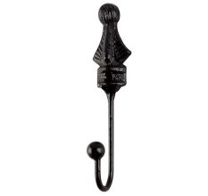 Decorative Black Iron Wall Hooks