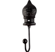 Decorative Black Iron Wall Hooks