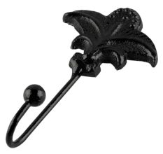 Decorative Black Iron Wall Hooks