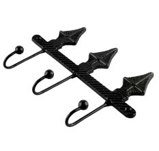 Decorative Black Iron Wall Hooks