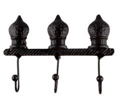 Decorative Black Iron Wall Hooks