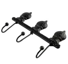 Decorative Black Iron Wall Hooks