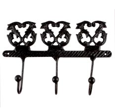 Decorative Black Iron Wall Hooks