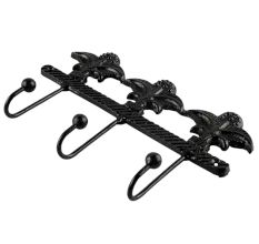 Decorative Black Iron Wall Hooks