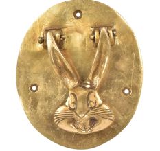 Brass Bunny Face Door Knocker
