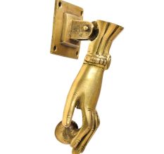 Handcrafted Brass Hand Door Knocker