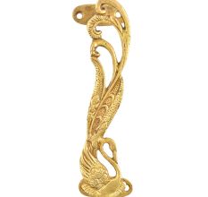 Golden Brass Indian Peacock Door Handles