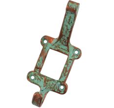 Antique Label Frame Iron Hooks 