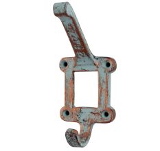 Antique Label frame Iron Hooks 