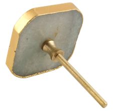 Green Square Quartz Stone Cabinet Knob Online