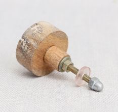Natural Wooden Round Dresser Knobs Online