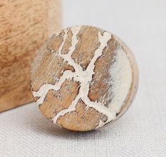Natural Wooden Round Dresser Knobs Online