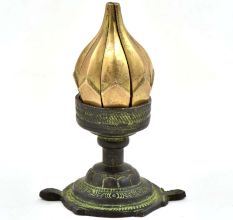 Bronze Lotus Candle Holder