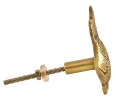 Engraved Design Fish Drawer Pull Knobs