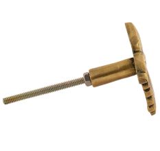 Brass Betal Leaf Shape Drawer Knob