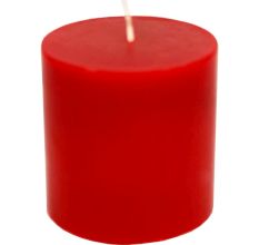 Decorative  Wax Candle In Red