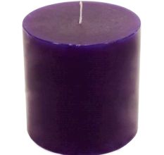 Decorative  Wax Candle In Brinjal