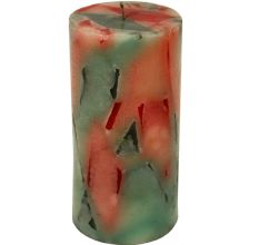 Decorative Wax Candle In Round Shape