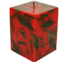 Decorative  Wax Candle In Square Shape