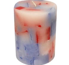 Decorative  Wax Candle In Multi-Colour