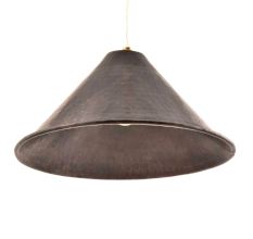 Black Conical Shaped Rustic Metal Lamp Shade
