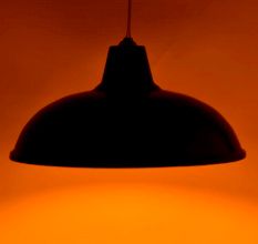 Retro Black Metal Lampshades Ceiling Pendant Light Shade