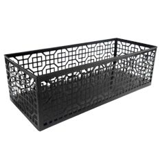 Metal Basket In Black