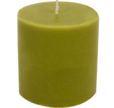 Decorative Wax Candle In Green