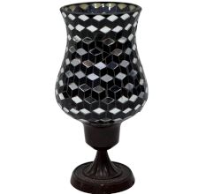Metal/Glass Hurricane In 5.5 Inches