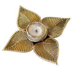 Dhokra Leafy Candle Stand