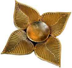 Dhokra Leafy Candle Stand