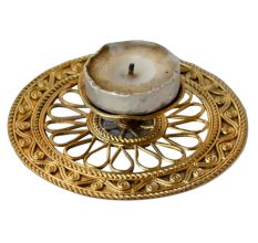 Small Floral Candle Stand