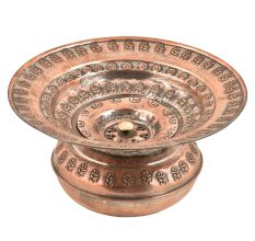 Copper Home Decor Spitoon Bowl With Lid