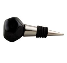 Solid Black Octagon Ceramic Wine Stopper Online