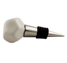 Solid Black Octagon Ceramic Wine Stopper Online