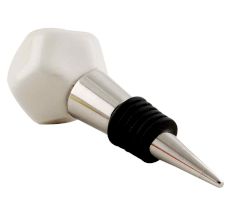 Solid Black Octagon Ceramic Wine Stopper Online