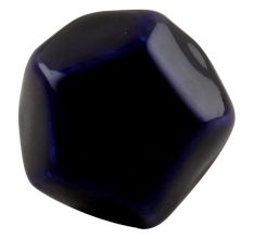 Solid Navy Blue Octagon Ceramic Wine Stopper Online