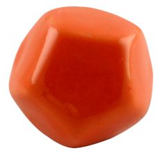 Solid Orange Octagon Ceramic Wine Stopper Online