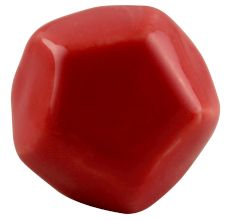 Solid Red Octagon Ceramic Wine Stopper Online