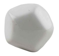 Solid White Octagon Ceramic Wine Stopper Online