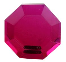 Queen Pink Flat Octagon Dresser Glass Knob Online