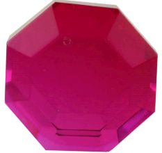 Queen Pink Flat Octagon Dresser Glass Wine Stopper Online