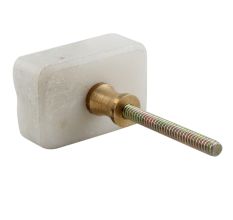 White Stone Drawer Knobs Online