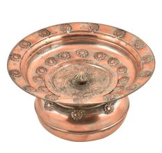 Copper Home Decor Spitoon Bowl With Lid