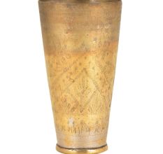 Vintage North Indian Brass Lassi Glass
