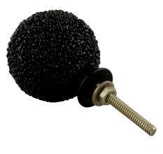 Black Glass Beads Cabinet Knobs