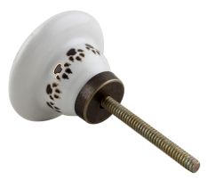 Abyssinian Cat Face Golden pattern Ceramic Cabinet Knobs Online