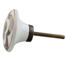 Golden Floral Ceramic Dresser Knobs Online