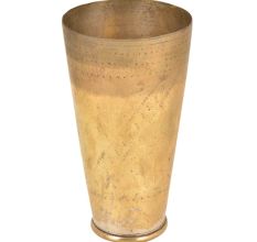 Old Hand Carved Brass Lassi Glass Brass Tumbler