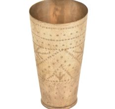 Handmade Vintage Punjabi Glass in Brass